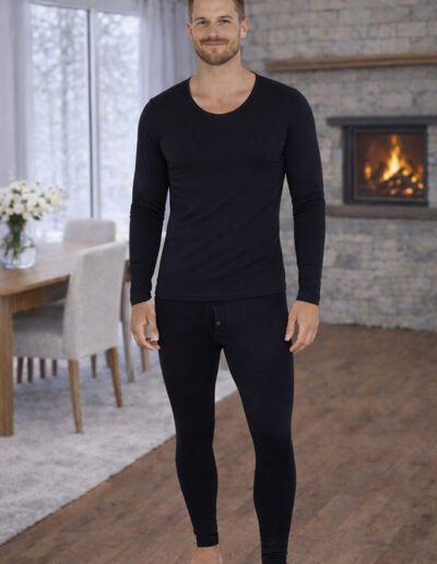101 - Calza Térmica Hombre - M-L-XL - Negro