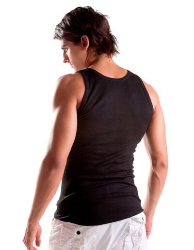 1113 - Musculosa Morley - 38 al 50 - Negro, Gris Melange