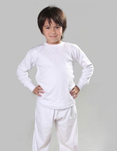 202 NIÑO - Camiseta Interlock Niño Escote O - 30 al 36