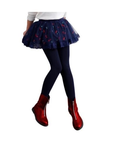 305 - Panty cashmilon niña - 0 al 14 - Azul, Bordó, Verde, Rojo, Negro, Gris