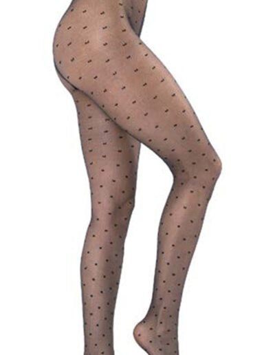 405 - Panty pintitas con lycra - 1 al 5 - Negro
