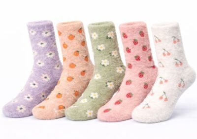 9000 - Medias térmicas Peluche dama - T. Único - Surtidos