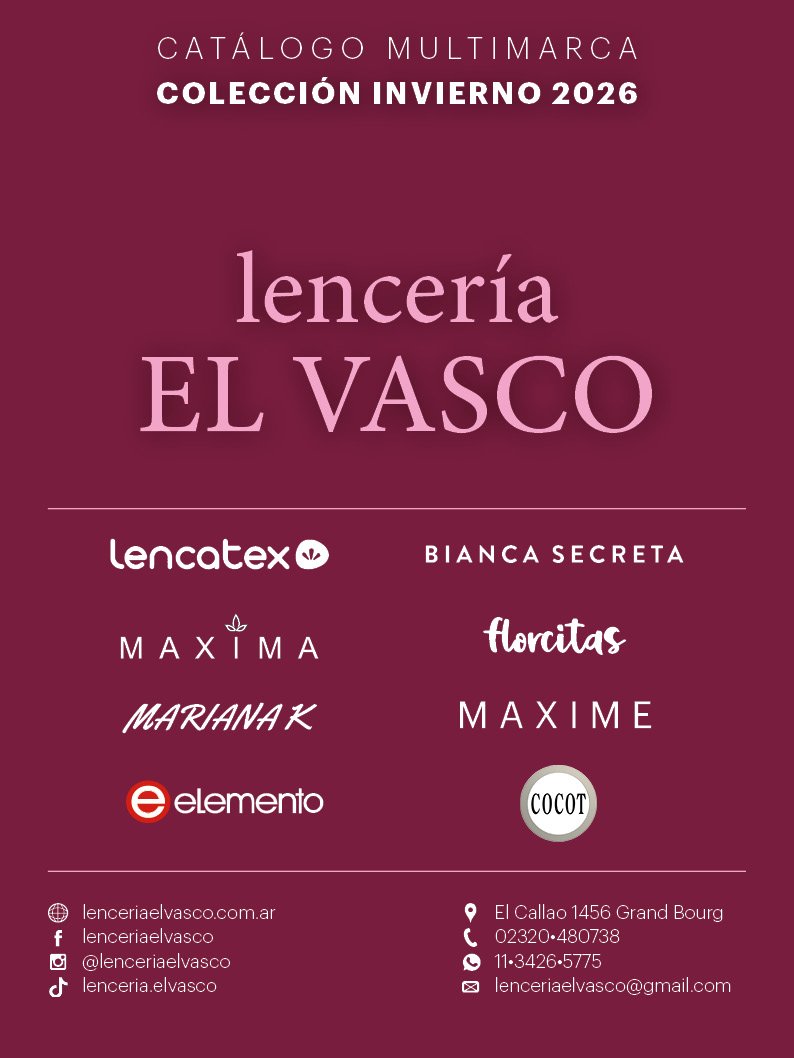 Descargar Catálogo Lenceria el Vasco